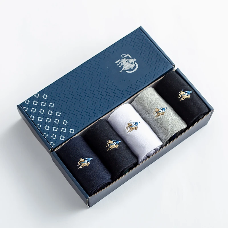 Носки мужские хлопковые в клетку 5 пар | Мужская одежда