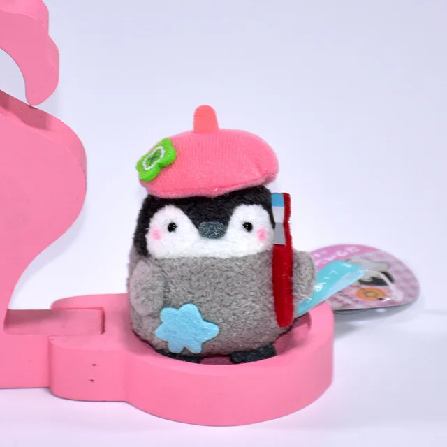 Пушистый брелок в виде пингвина ювелирные изделия милый пушистый pom животных