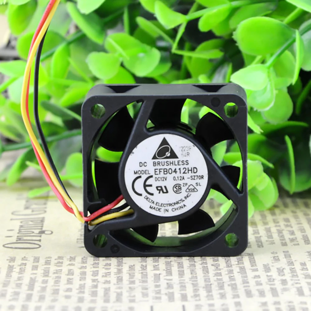 Для DELTA ELECTRONICS EFB0412HD 7R49 DC12V 0.12A 4020 4 см 40 мм 40x40x20 4pin Вентилятор охлаждения |