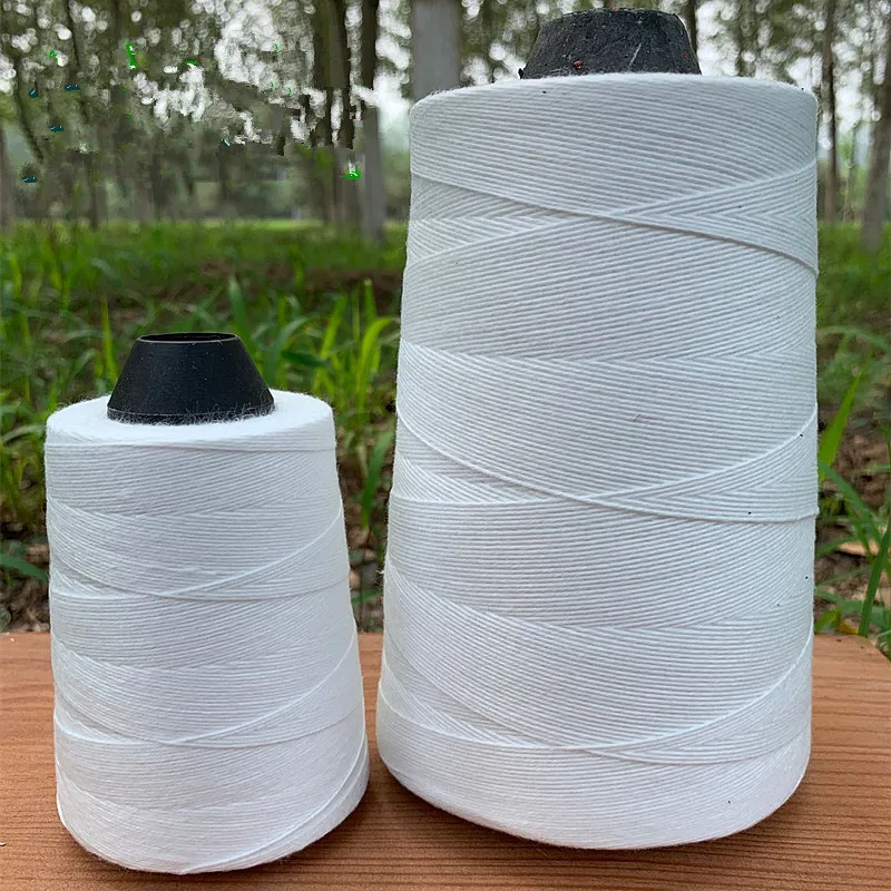 Плетеная на свиньи Троттер веревочная бирка 1 мм белая полиэфирная