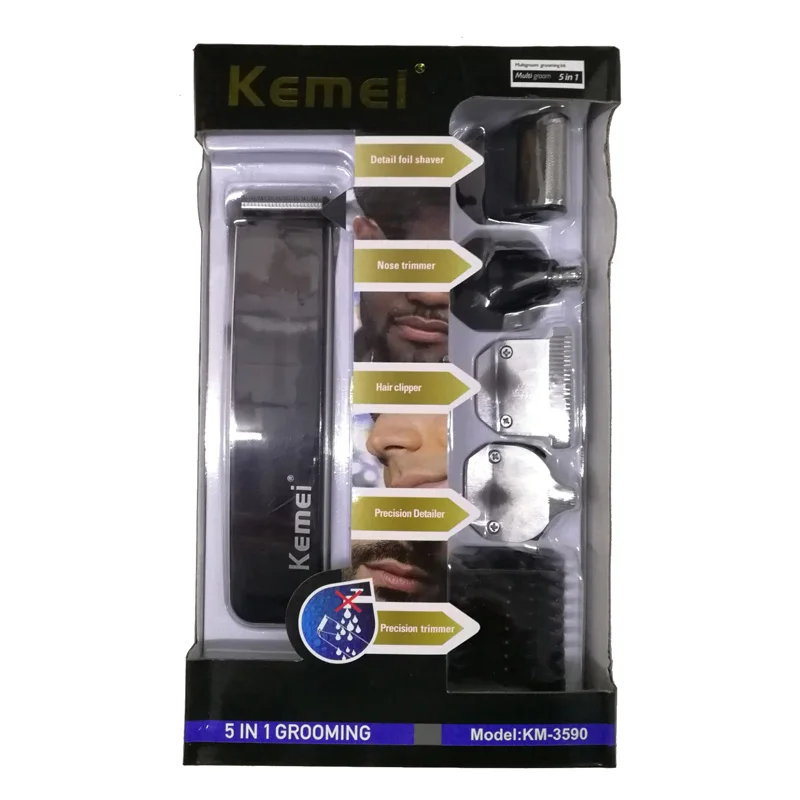 

Kemei Hair Clippers Barber Profesional Multifunction Electric Hair Trimmer Wireless Engraving Men Grooming Haircut Machine