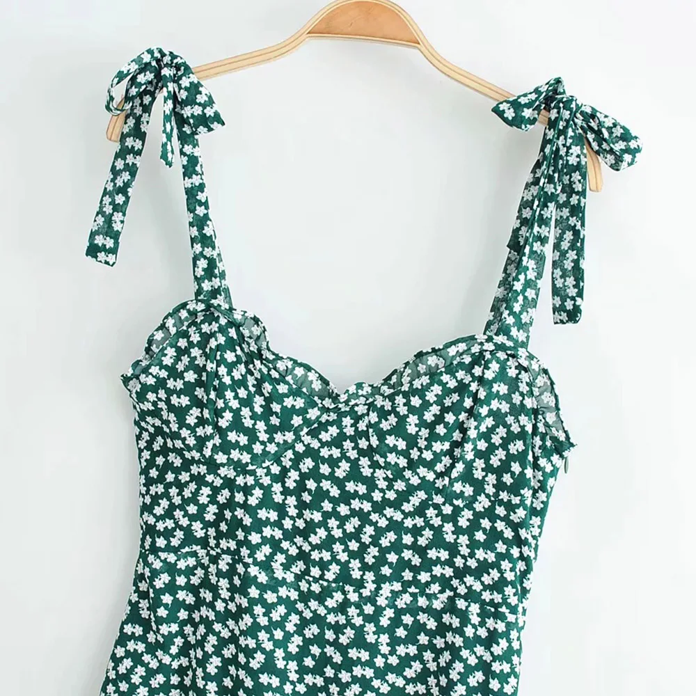 Женское праздничное богемное платье на бретелях спагетти новое летнее женское в