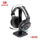 Игровые наушники Redragon Lamia H320 RGB, гарнитура с объемным звуком 7,1, USB, с микрофоном, кронштейн для наушников для компьютера, ПК