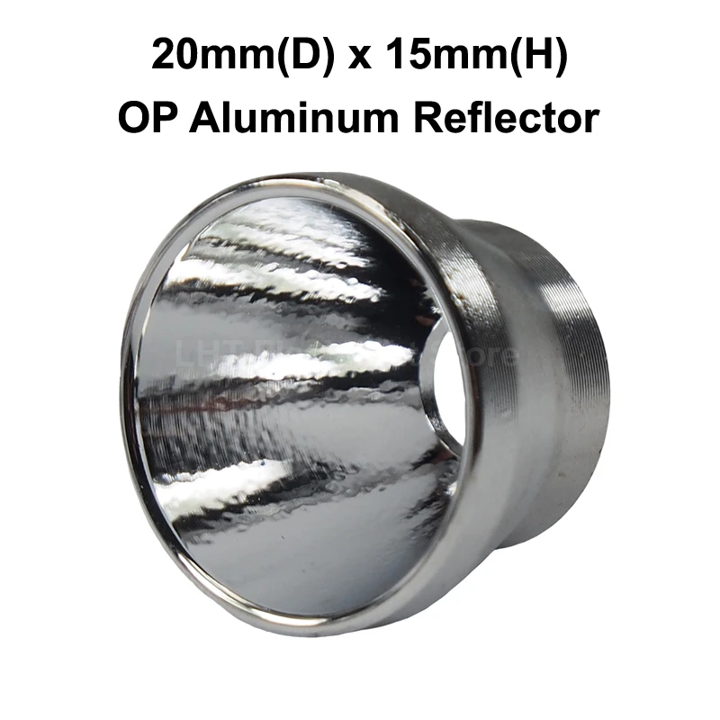 20 мм (D) x 15 (H) ОП алюминиевый отражатель для CREE XM-L | Лампы и освещение