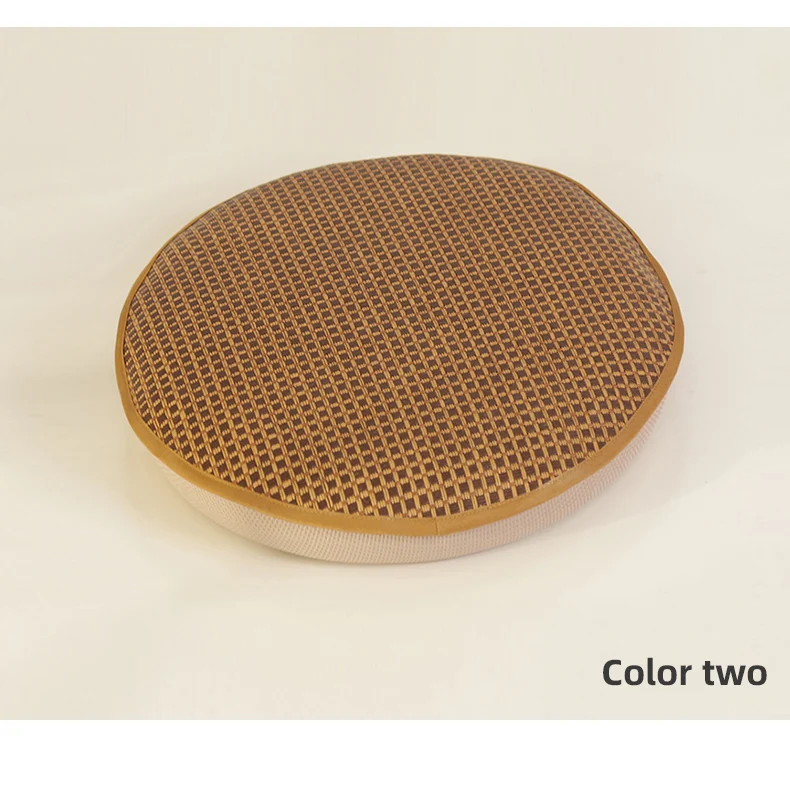 安い 新しい夏のクッション,屋内と屋外のシート,竹製の丸いクッション,家庭,オフィス,庭,マッサージチェア用