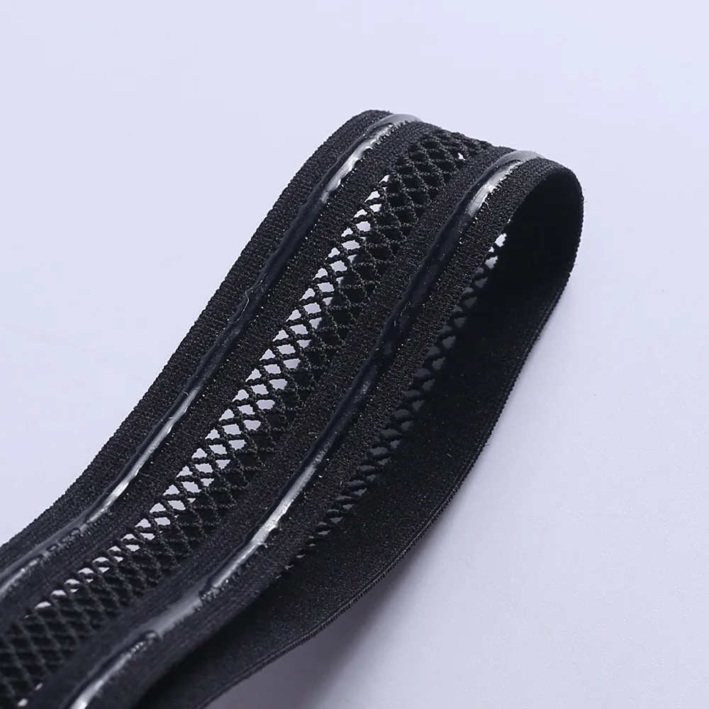 

Air permeable hollow sports headband silicone anti slip headband Yoga sweat band running sports Headband
