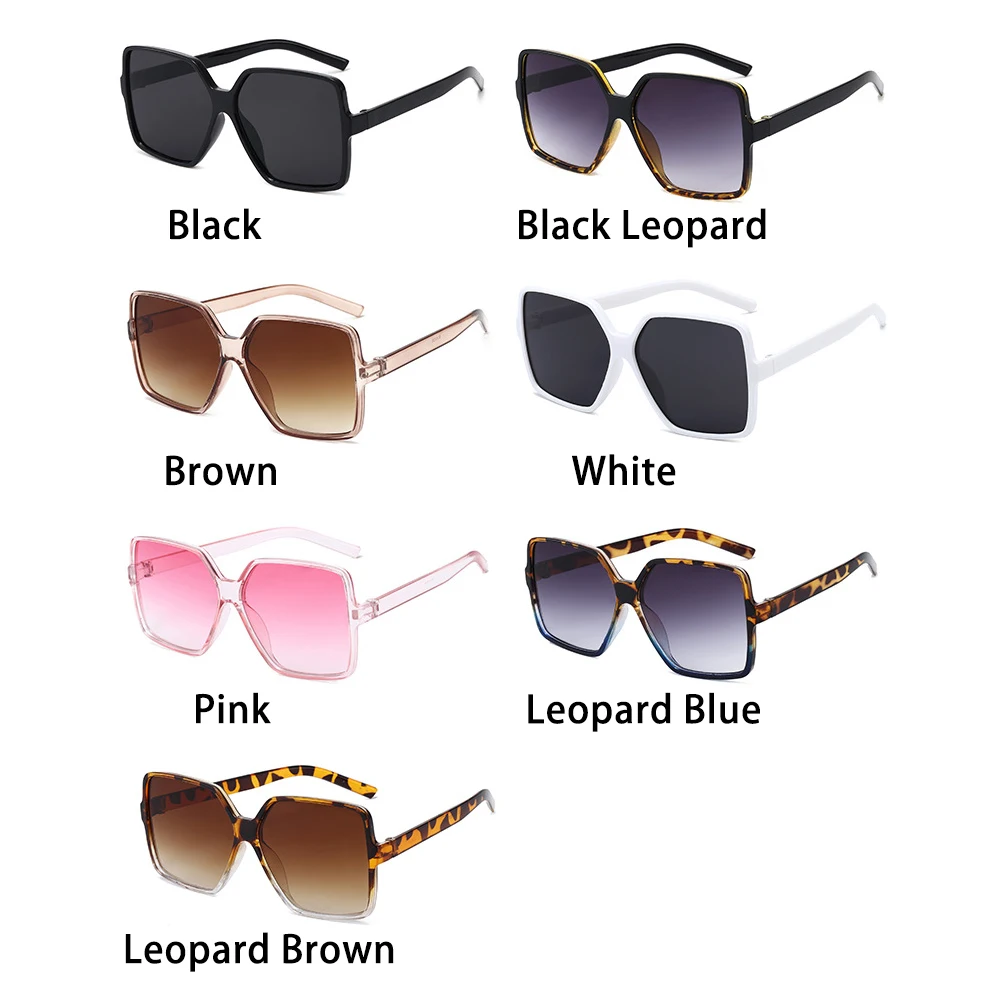 new luxury oversize square sunglasses women vintage brand big frame women sun glasses fashion gradient female glasses hot sale free global shipping