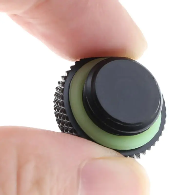 Черная резьба G1/4 низкопрофильная пробка для ПК резервуар охлаждения воды