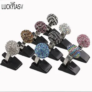 Wholesale 20pcs/lot Black White Clear Plastic Ring Clip Ring Display Stand Acrylic Ring Holder Jewelry Display For Free Shipment