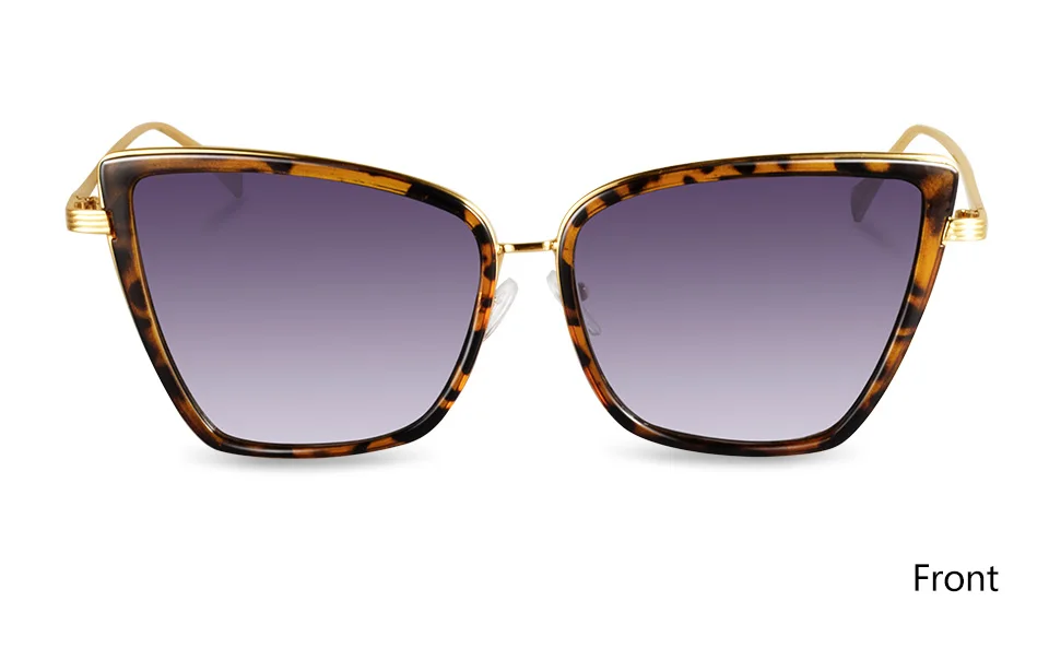 Новые брендовые дизайнерские солнцезащитные очки Cateye, женские винтажные металлические очки, зеркальные ретро очки Lunette De Soleil Femme UV400