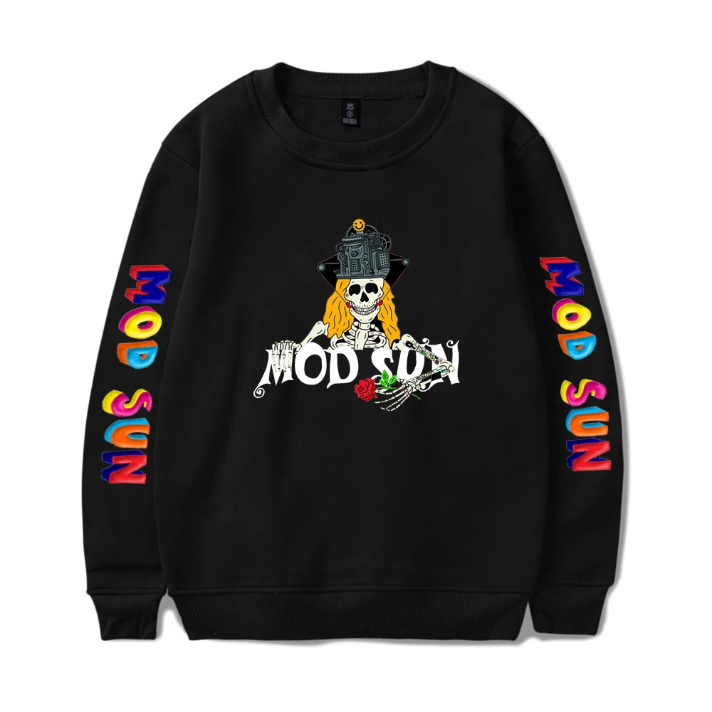 

New Vintage Rock Style Sweatshirt Mod Sun MS Pullovers Men Women Fashion Oversize Sweatshirt Harajuku Casual Pullover Clothing