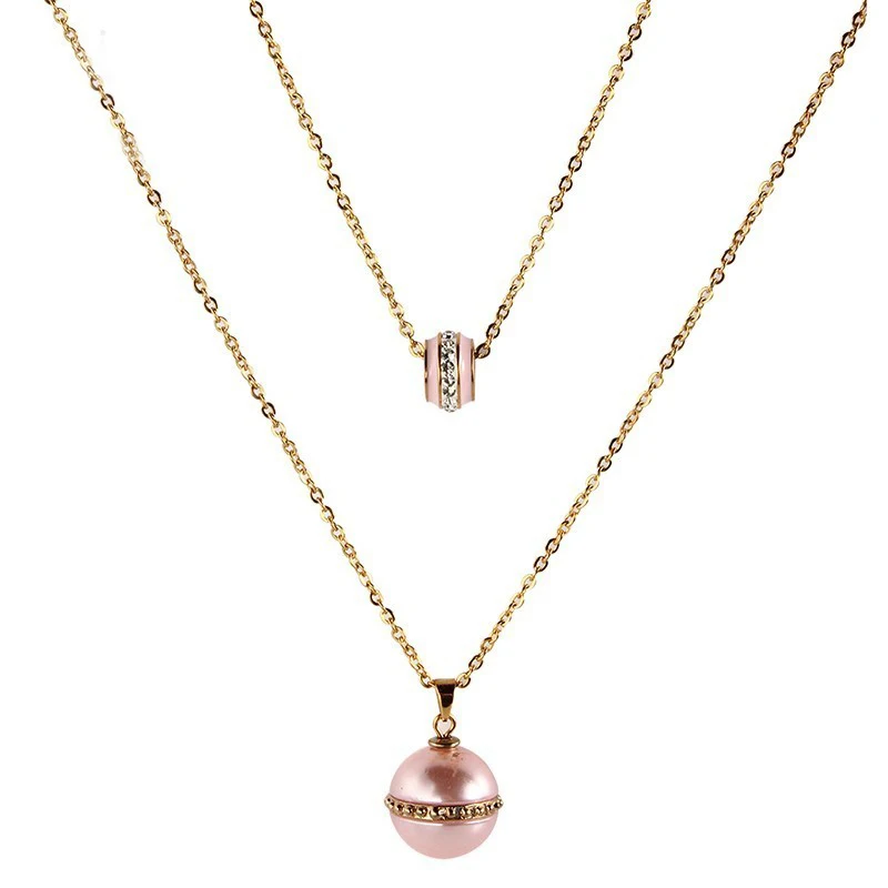 RIR золотое ожерелье с белым розовым зеленым синим пресноводным культивированным