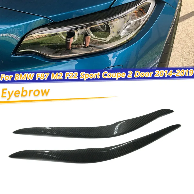CarCarbon Fiber наклейки для бровей и век BMW F87 M2 F22 F23 220I 228I M235I M Sport Coupe 2 двери 2014 2015