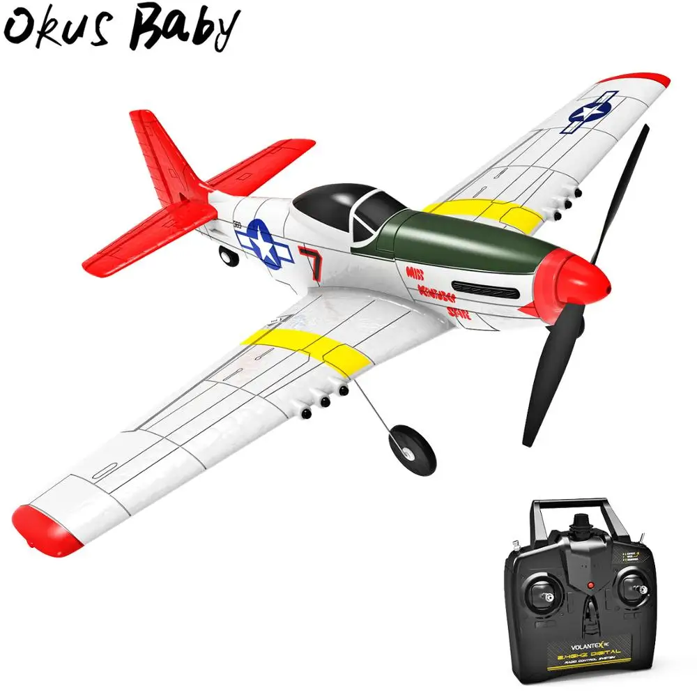2020 Eachine Mini P 51D EPP 400mm Wingspan 2 4G 6 осевой Электрический радиоуправляемый самолет