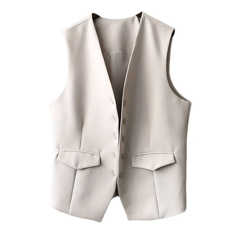 

eeveless single-breasted vest coat 2972#