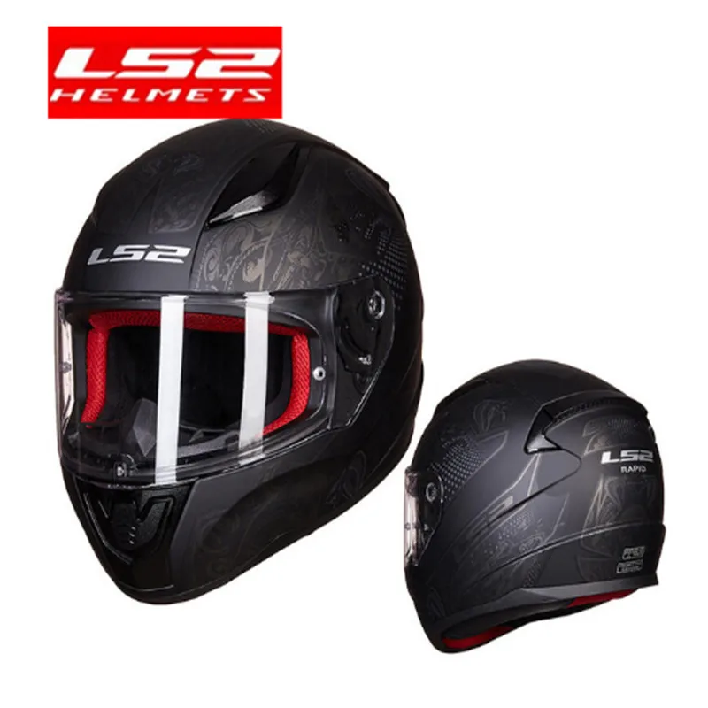 Capacete LS2 FF353 Быстрый Полнолицевой мотоциклетный шлем для мужчин и женщин, гоночный шлем для ls2, мотоциклетный шлем с моющейся внутренней накладкой ECE