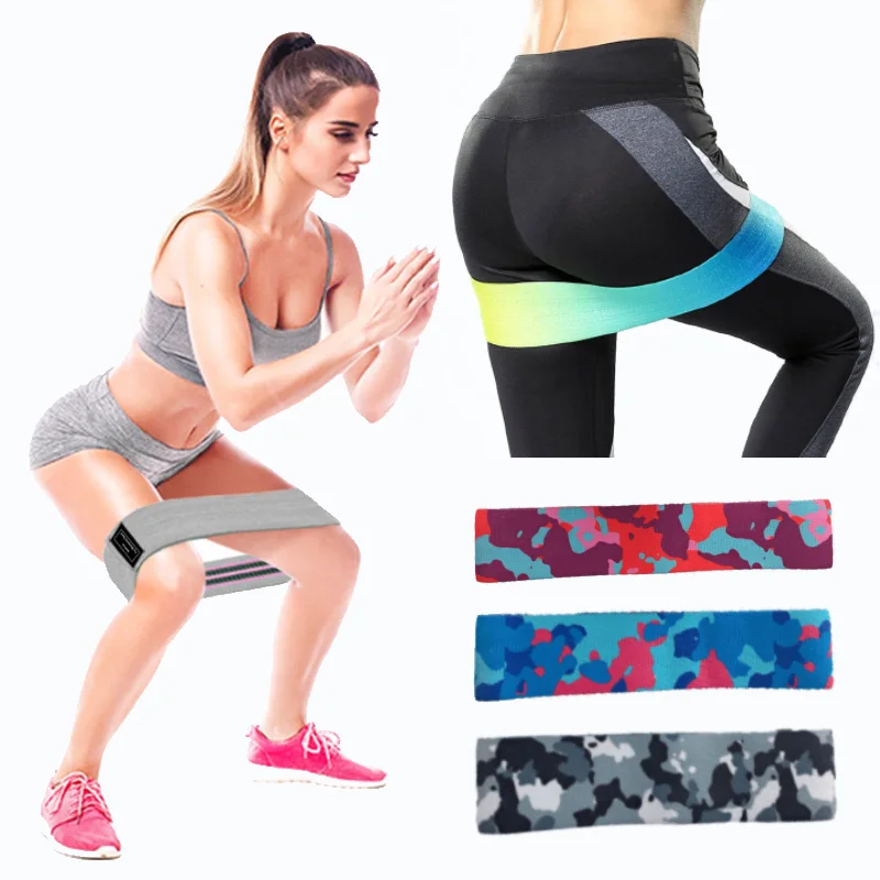 

Colourful Resistance Bands Yoga Hip Circle Loop Fitness Rubber Bands Home Gym Leg Thigh Glute Workout Exercise Elastic Bands