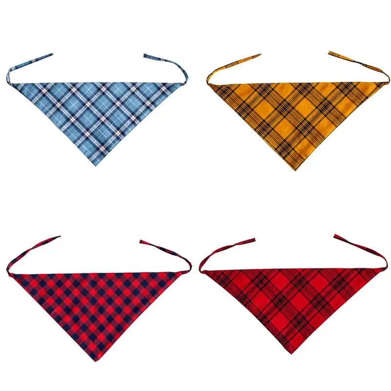 

Dog Bandana Cotton Pet Dog Bibs Scarf Small Large Dog Bandanas Pet Dog Cat Accessories For Puppy Dogs