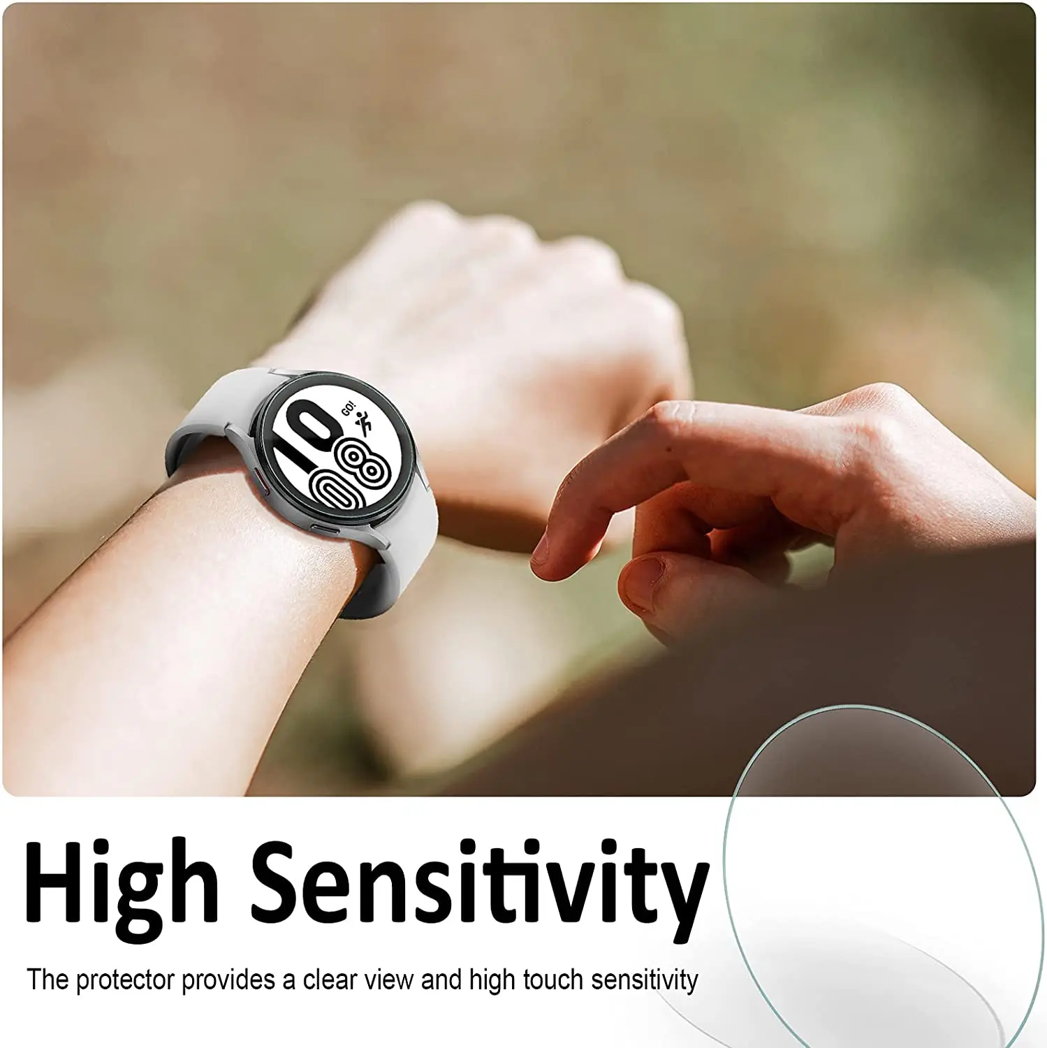 tempered glass for samsung galaxy watch 4 40mm 44mm screen protector anti scratch for galaxy watch 4 smartwatch 12345pcs free global shipping