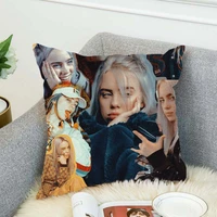 female singer 3d printed polyester decorative pillowcases throw pillow cover square zipper pillow cases fans gift style 1