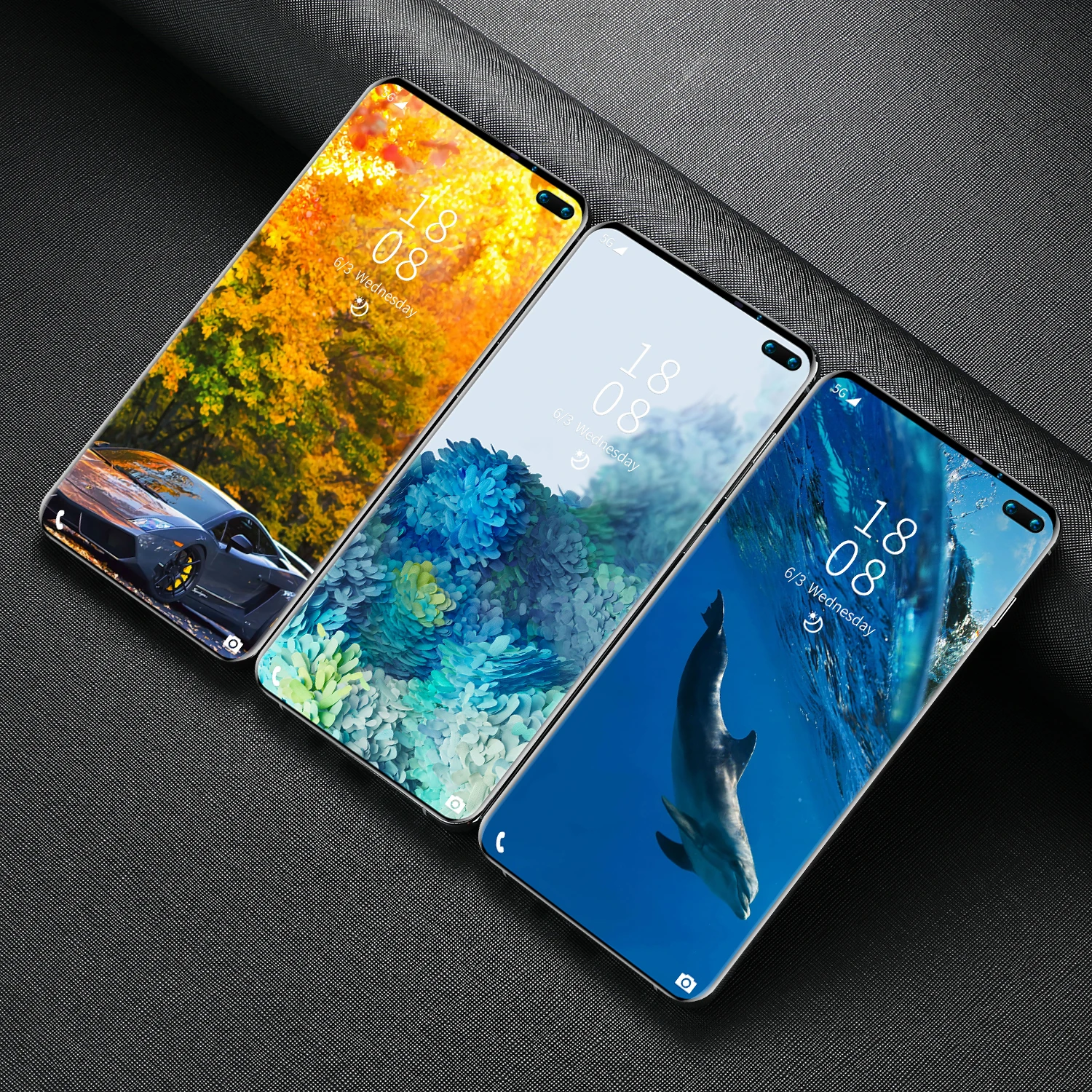 

The new P45pro 6.6-inch curved screen 8+256G face recognition unlocked, global version network supports national languages