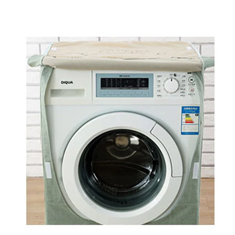 Пылезащитный чехол для стиральной машины хлопковая льняная ткань