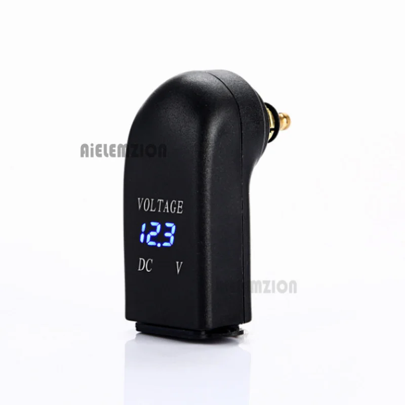 Синий светильник 4.8A зарядное устройство с двумя USB портами для мотоцикла Hella DIN