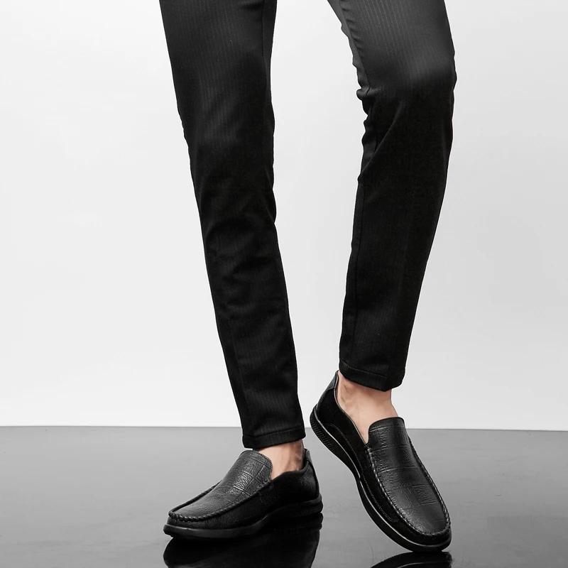 CLAXNEO/мужские кожаные туфли-лоферы в стиле ретро винтажные мужские мокасины