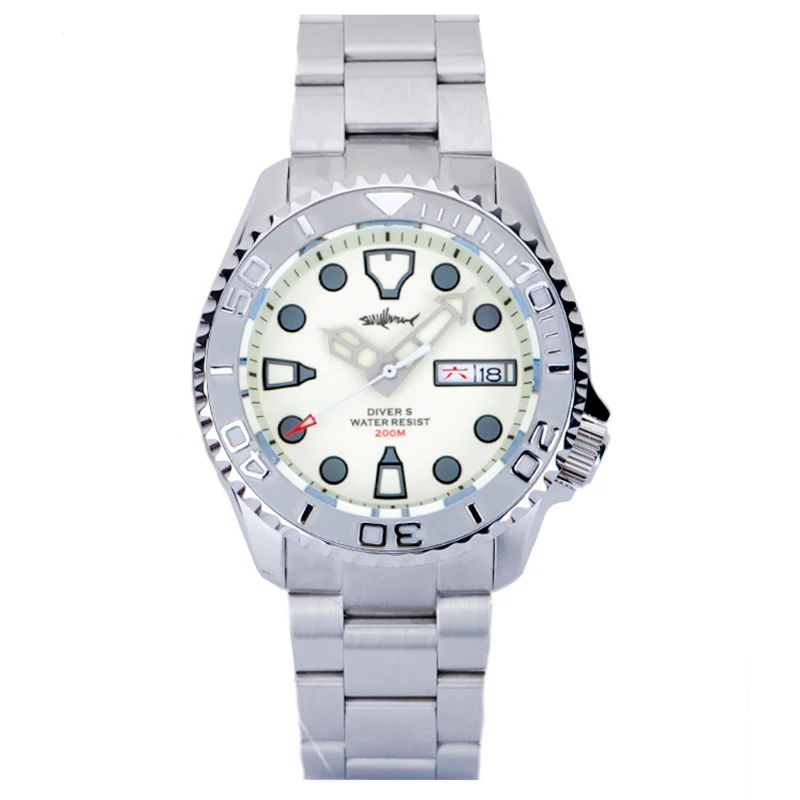 

Heimdallr Watch Sharkey SKX007 V2 NH36 Automatic Mechanical C3 Luminous Sapphire Full Surface 20bar Waterproof Diver Watch