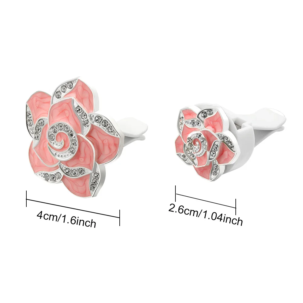 2 шт. Bling духи с ароматом камелии Автомобиль выходе вентиляционной клип