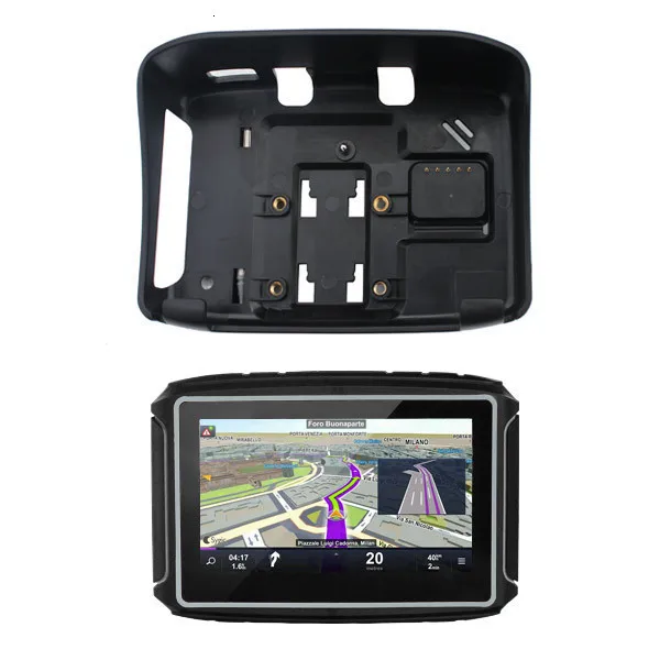 Горячая 4," Водонепроницаемый IPX7 мотоцикл gps навигация мото навигатор с FM Bluetooth 8G Flash Prolech автомобиль gps мотоцикл