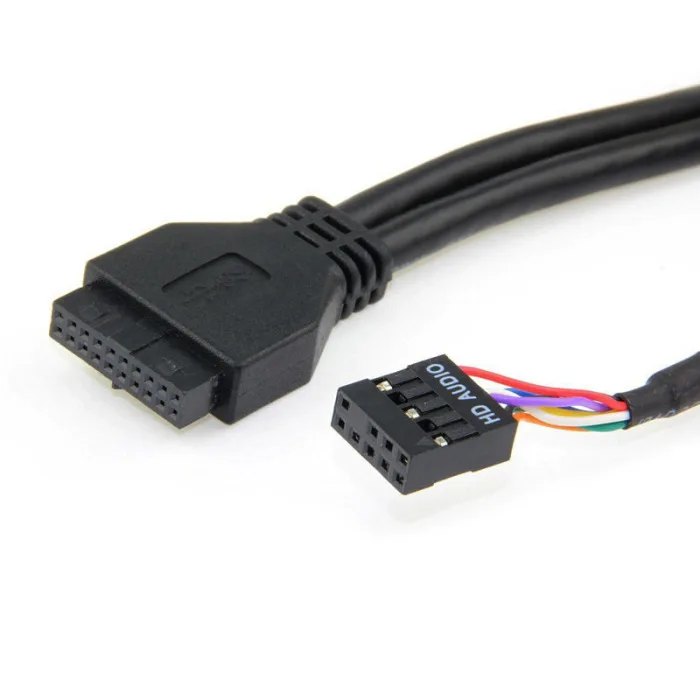 Usb хаб с 2 портами USB 3 0 металлическая передняя панель 5 дюйма 1 порт аудиовыхода HD +