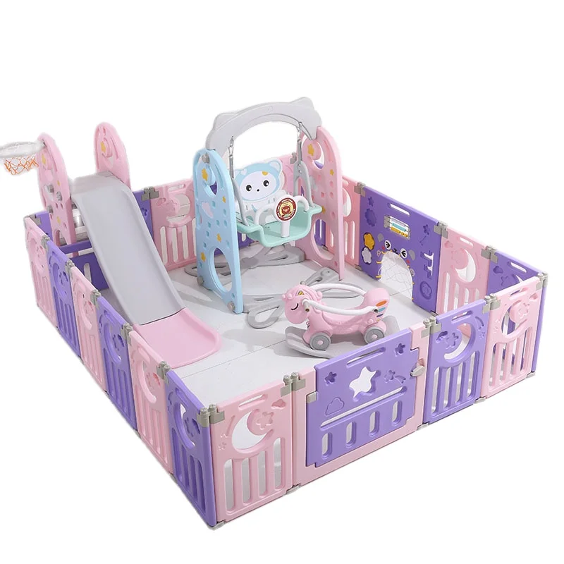 Детский игровой забор для дома пластиковая безопасная детская игровая площадка