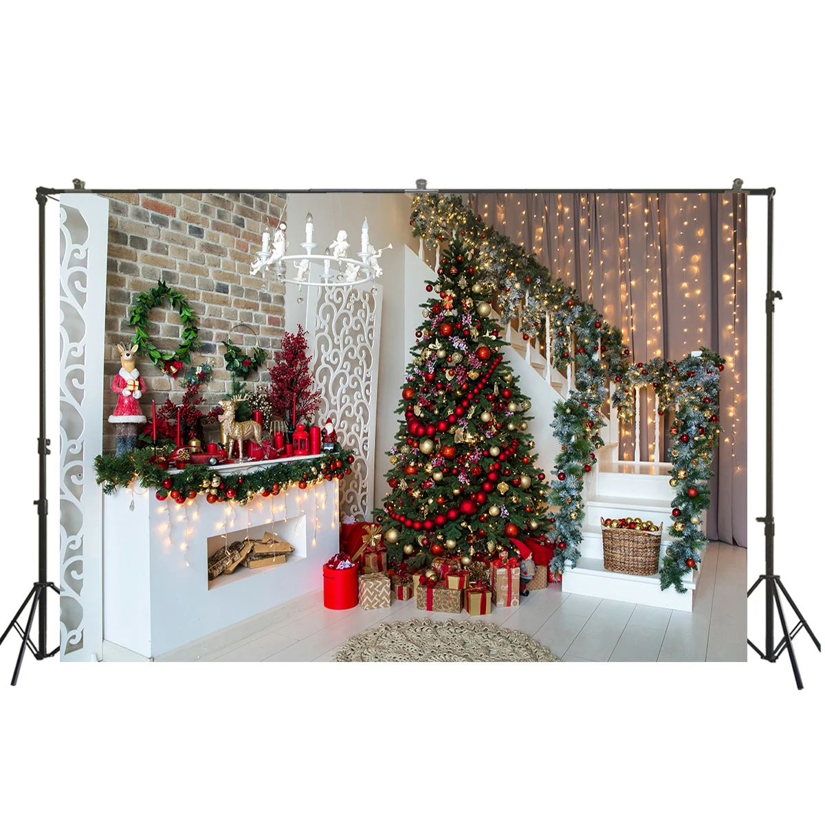 

HUAYI Photography Backdrop christmas xmas photo background studio family party photobooth birthday backdrops photocall W-3760