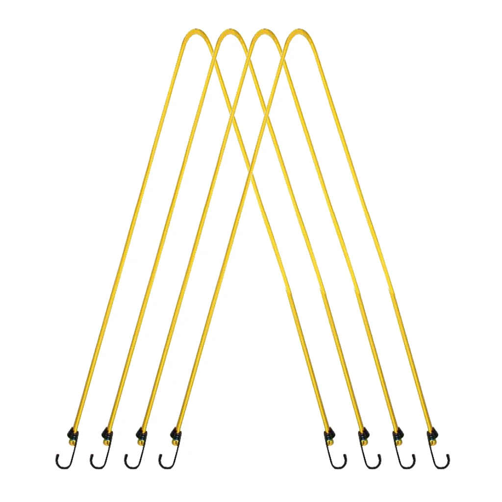 

Set of 4 Strong Elastic Bungee Rope Shock Cord Lightweight Luggage Strap