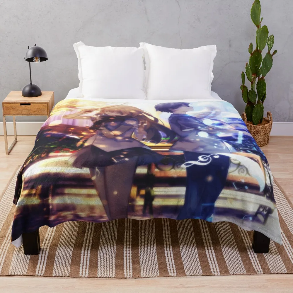 

Your Lie In April 2 Blanket Bedspread Soft Throw Bed Sofa Cover For Kids Child Girls Boys Christmas Xmas Gift