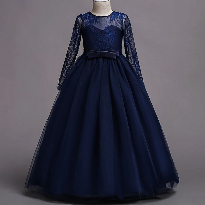 Великолепное платье для причастия открытое кружевное принцессы косплея 2019 г.