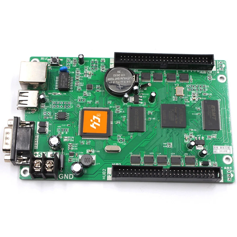 Huidu E66A ethernet порт async одноцветная и двухцветная карта управления с usb-портом hd-e66a