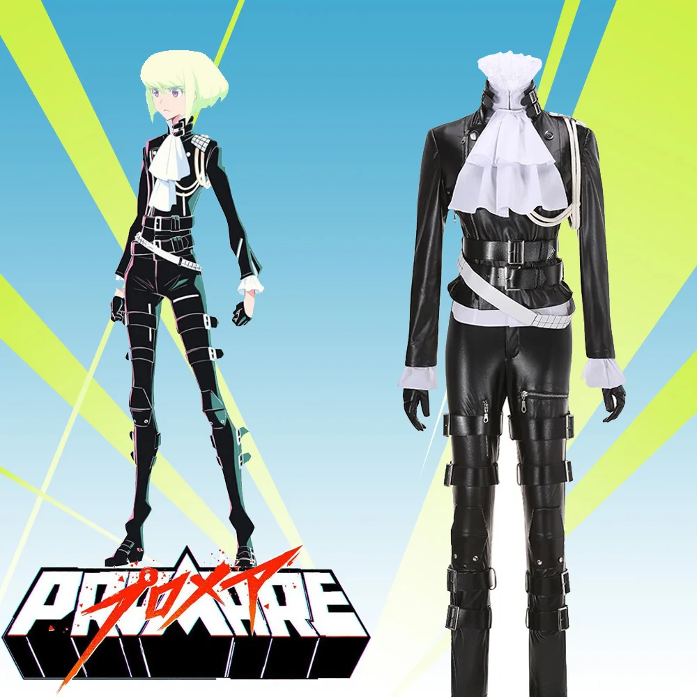 Костюм для косплея аниме PROMARE Lio Fotia мужская и женская черная куртка из