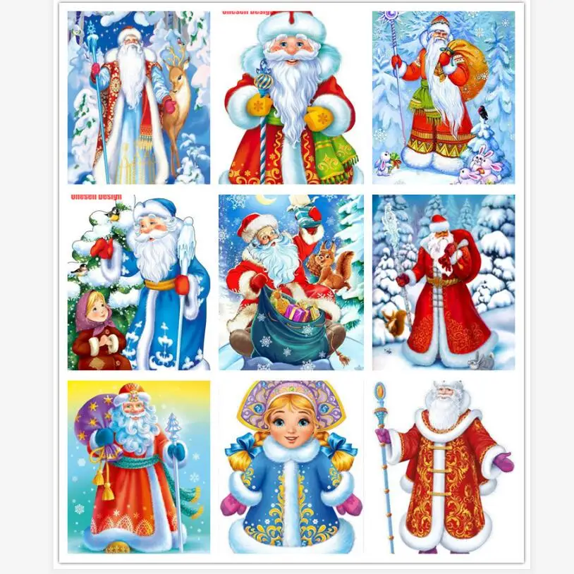 

New Style 5d diamond mosaic sale Christmas gift 5d diamond painting full diy 5d diamond embroidery full set Christmas decor gift