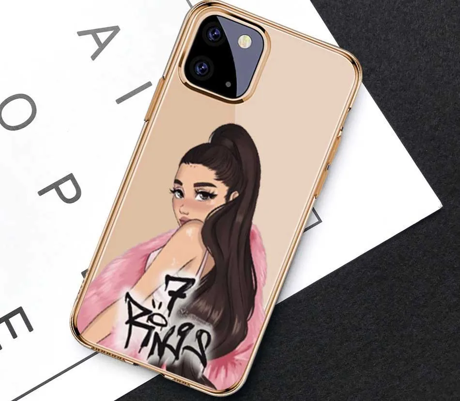 Спасибо следующий Ариана Гранде Мягкая силиконовая задняя накладка чехла из ТПУ