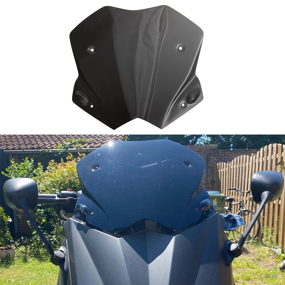 

Motorcycle Accessories For Yamaha tmax530 TMAX 530 T-MAX 530 2014 2015 2016 14 15 16 Windscreen Black Windshield
