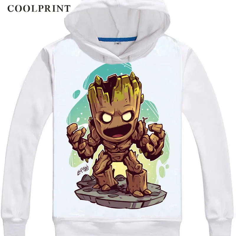 Детский пуловер для косплея по аниме Дерево Монстр с супергероем Грут планета X I