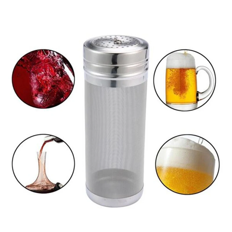 Stainless Steel Beer Strainer Hop Filter Dry Hopper For Home Brew Spider High Quickly Homebrew Mesh | Дом и сад