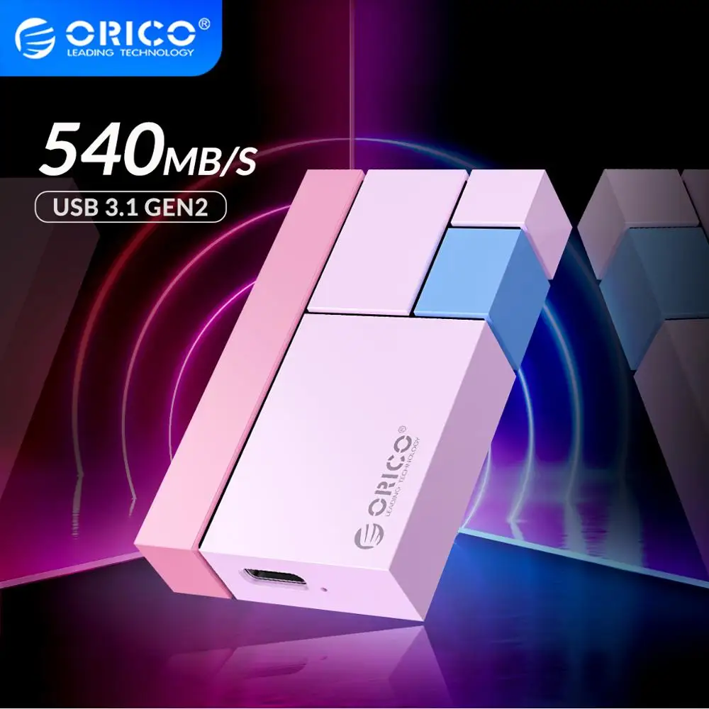 ORICO Chroma внешний SSD жесткий диск 1 ТБ 500 Гб 250 ГБ Мини Портативный USB C 3 Gen2 цветной