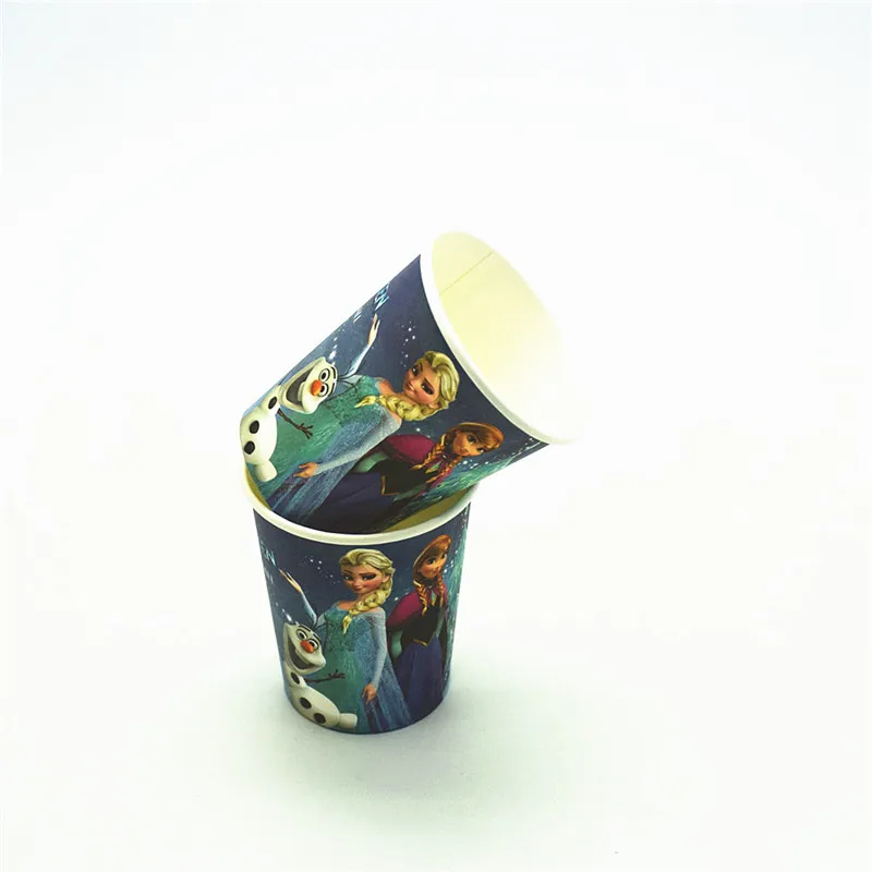 10 шт./лот Анна/Эльза Принцесса тематические мультфильм картон одноразовые
