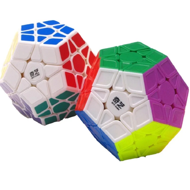 

New QiYi Mofangge QiHeng S 3x3 Dodecahedron( sculpture ) Magic Cube puzzle Wumofang 3x3 mega Speed cubo magico toys for kid game