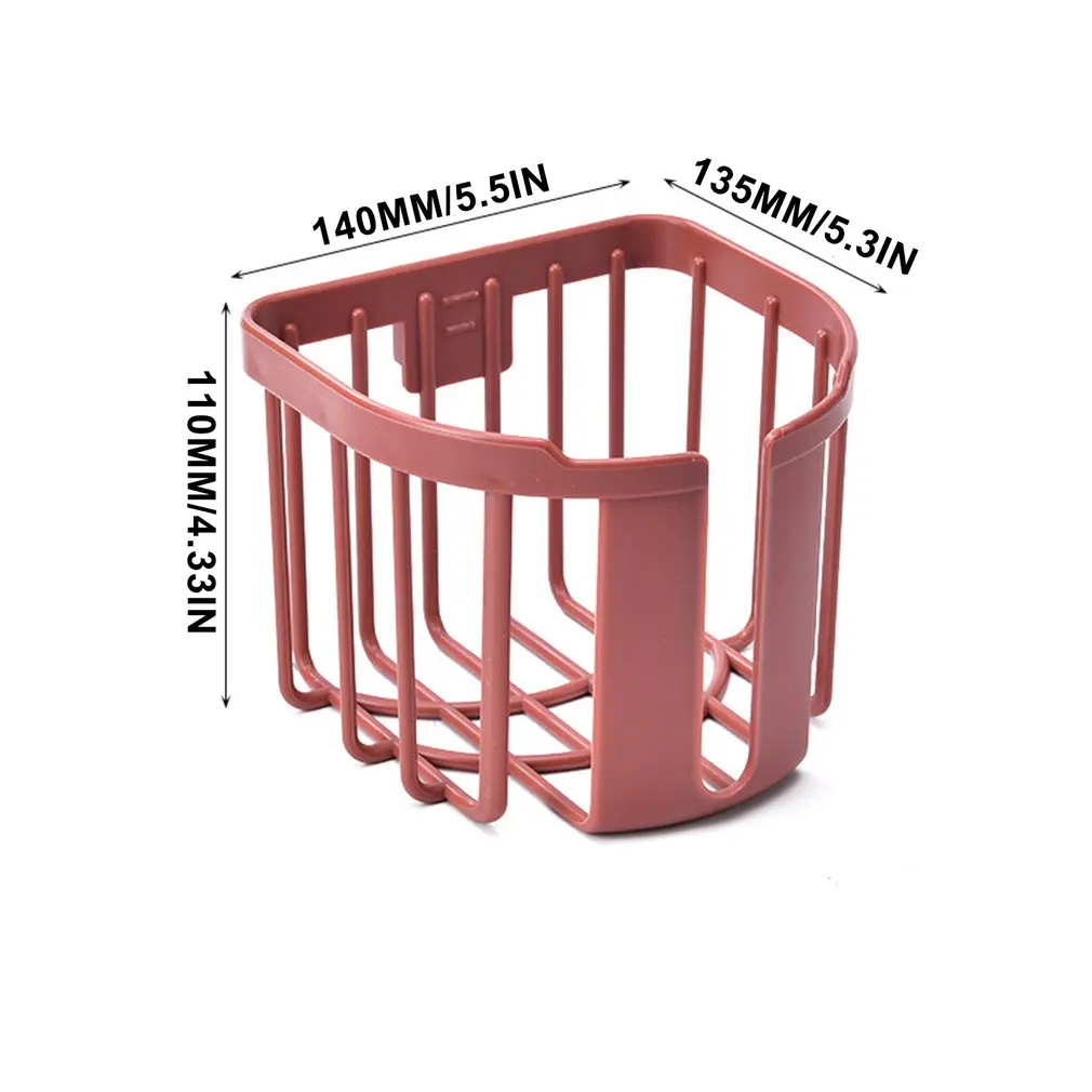 

New Bathroom Toilet Paper Rack Wall Mounted Adhesive Organizer No-Drill Leachate Large Capacity Tissue Holder Hanging towels