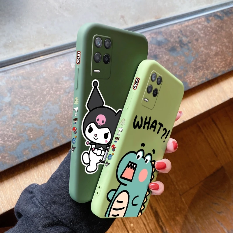 

Противоударный чехол из силикагеля с мультяшным рисунком для Realme V3 V5