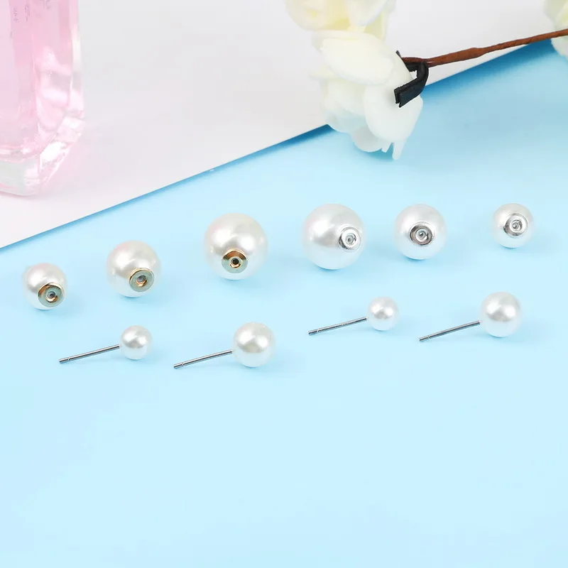 Белые жемчужные бусы украшение кулон из АБС-пластика слоновой кости гвоздики для